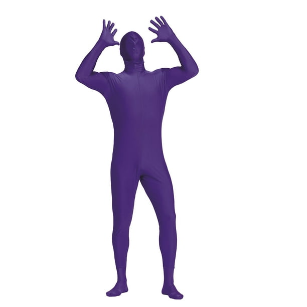 Disfraces Skin Suit RG 80359-L para adultos, color morado, tamaño grande