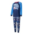 thumbnail image 4 of Txlixc Traje de pijama de Navidad familiar, blusa de manga larga impresa con letras + pantalones impresos de alce Snowflake Santa Claus Txlixc  moda, 4 of 8