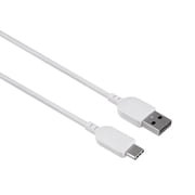 onn USB-C to USB-A Charging Cable, 6 ft, USB-IF Certified, for iPhone 15/16/17 and Galaxy Devices, White