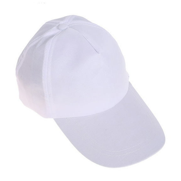 Huhudde Washable White Cotton Childrens Drawing Hat Art Projects Artistic Design Baseball Hat