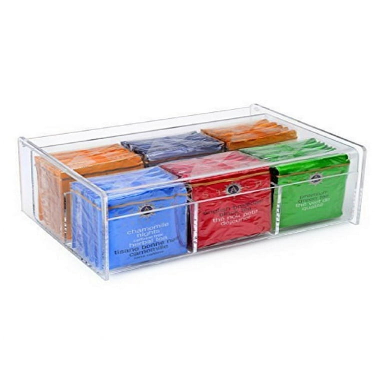 Acrylic 4-Section Purse Storage Organizer