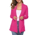 thumbnail image 2 of Sunloudy Women's Casual Lightweight Cardigans Solid Color Pockets Open Front Long Sleeve Coat Spring Fall Cardigans Outerwear Loungewear, 2 of 6