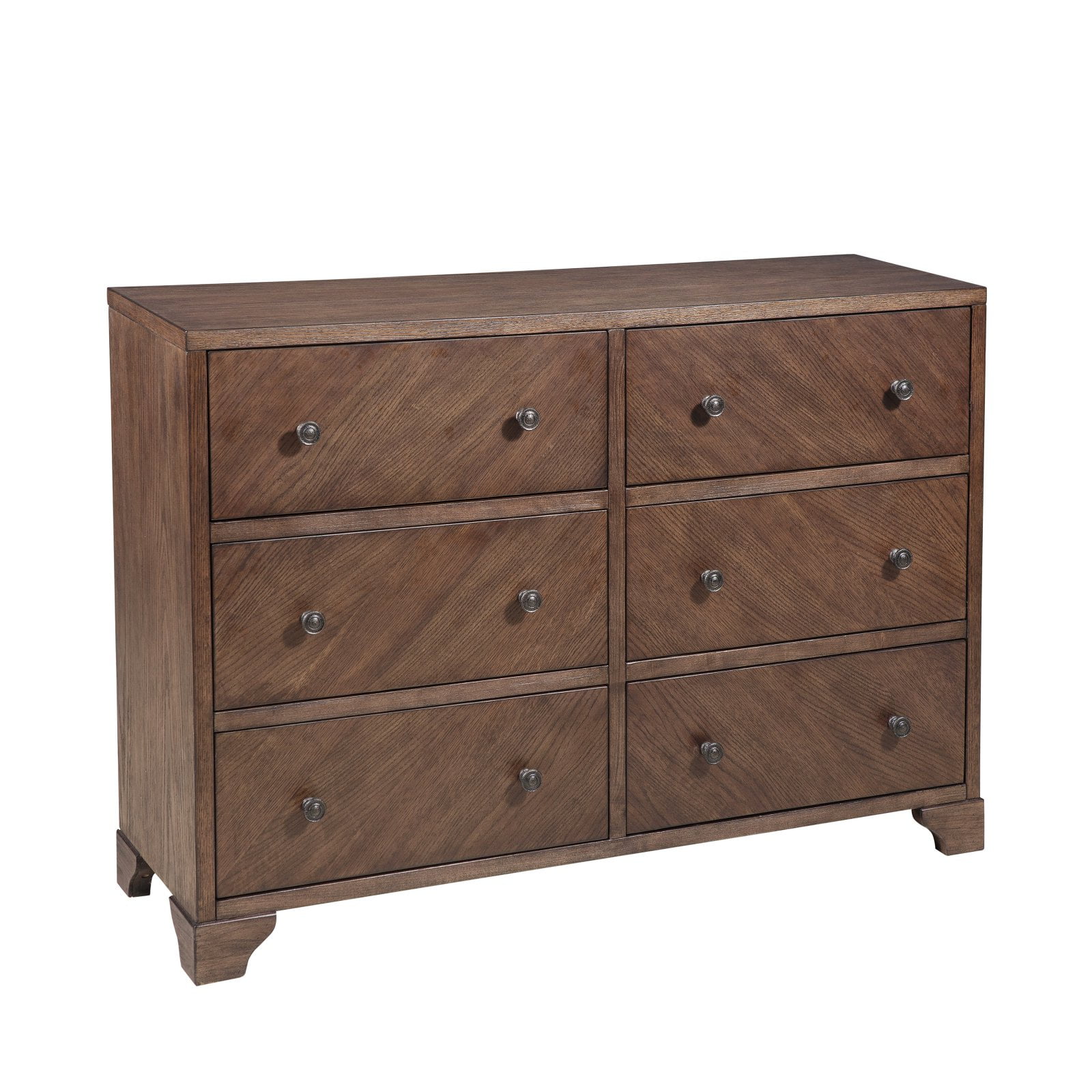 Farmhouse Style Six Drawer Accent Storage Chest