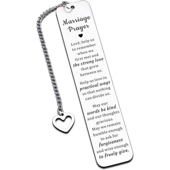 Wedding Registry Ideas, Marriage Prayer Wedding Gift, Christian Bookmark Gifts for Women Wedding, Bridal Shower Gifts for Bride, Engagement Gifts for Couples, Wedding Gifts for Couples Newlyweds 2025
