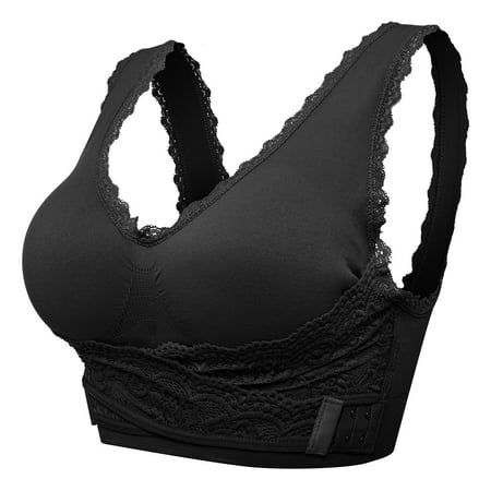 

Sports Bras for Women Padded Sports Bra Workout Running Yoga Bra Black S