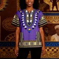 thumbnail image 5 of CONZONE Men's African T-Shirts Short Sleeve T Shirts for Men Casual Crew Neck Traditional Graphic Lightweight Tees Soft Cozy Athletic Tops, 5 of 7
