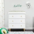 thumbnail image 4 of Babyletto Lolly 3 Drawer Changer Dresser in White and Natural, 4 of 6