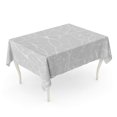 thumbnail image 1 of NUDECOR Abstract White Marble Agate Bright Elegance Floor Flow Graphic Tablecloth Table Desk Cover Home Party Decor 60x120 inch, 1 of 1