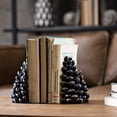 thumbnail image 2 of Creative Co-Op Pinecone Shaped Resin Bookends (Set of 2 Pieces), 2 of 2