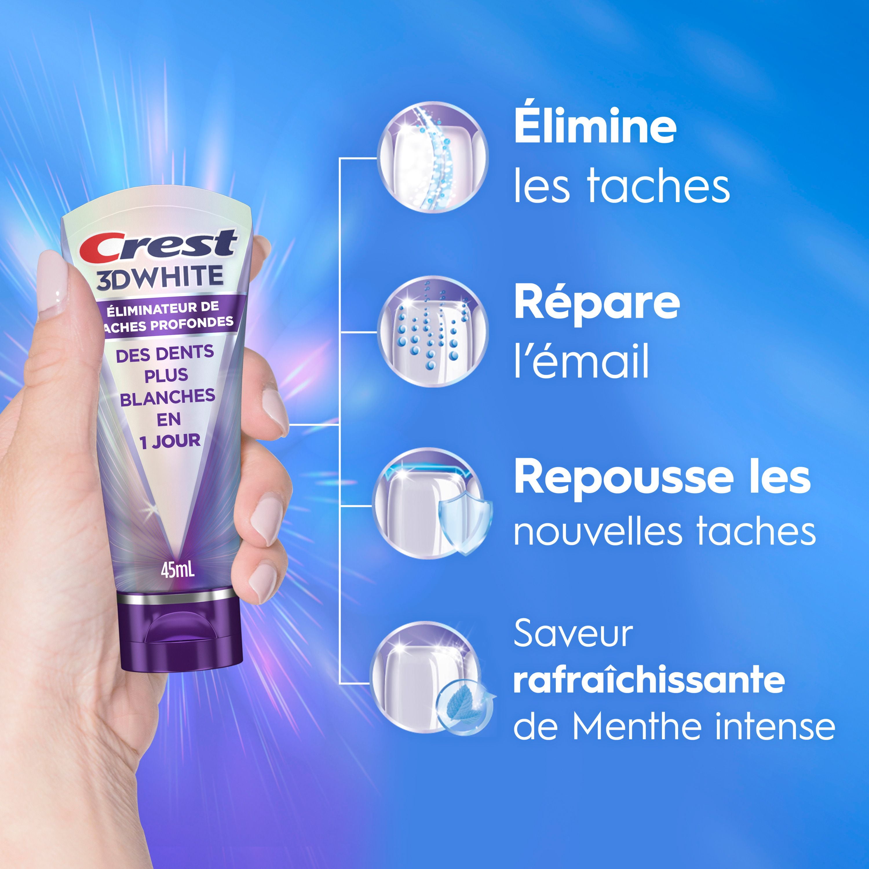 Crest 3DWhite Brilliance Deep Stain Remover Toothpaste