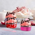 Heart Shaped Aluminum Foil Cake Pan Disposable Heart Shaped Cake Pans