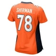 thumbnail image 3 of Women's Nike William Sherman  Orange Denver Broncos Team Game Jersey, 3 of 3