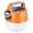 Orange, variant on Suodoka Solar-Powered Camping Lamp Reusable USB Charging Tent Lantern Portable Handheld Flashlight Blue