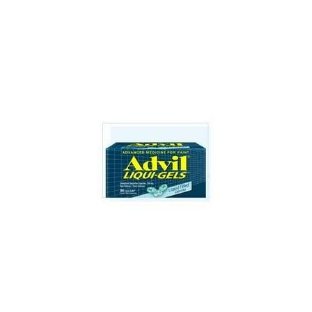 Advil Liqui-Gels Pain & Fever Reducer Solubilized Ibuprofen 40 ct, 2-Pack