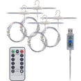 thumbnail image 2 of Enbrighten Multi-Color LED Curtain Fairy String Lights, 54299, 2 of 6