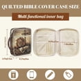 thumbnail image 7 of Garronmavis Lion Sheep Bible Cases for Woman Bible Study Supplies Accessories Quilted Bible Carrying Case Multifunctional Bag Carrying Book Case Christian Gift, 7 of 7