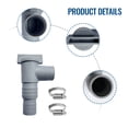 thumbnail image 4 of 2PCS Pool Plunger Valve for Above Ground Pool - 2-in-1 On/off Plunger Valve Replacement Parts, 1.25" to 1.5" Pool Hose Adapter Swimming Pool Accessories, 4 of 7
