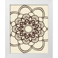 thumbnail image 1 of Robinson, Tamara 15x18 White Modern Wood Framed Museum Art Print Titled - Mandala VIIII, 1 of 4