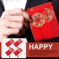 thumbnail image 2 of CIMAXIC Wedding 4pcs Tassel Design Red Envelope Wedding Paper Money Pocket With Chinese Style Pattern,8.15"X3.74"X0.12", 2 of 5