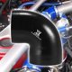 thumbnail image 2 of 89mm 3.5" ID 90 Grado Coche Siliciona Manguera Acoplador Tubo Negro Rojo, 2 of 6