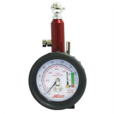 DIAL TIRE GAUGE 0-120 PSI - 2 LB INCREMENTS
