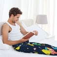 thumbnail image 5 of Naloa Funny Spaceships Pajama Pants Men, PJ Bottoms, Sleep & Lounge Pants-Small, 5 of 6
