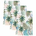 thumbnail image 2 of Tropical Plant Kitchen Towels Set of 3, Summer Watercolor Boho Green Palm Trees Absorbent Dish Towels for Kitchen, Microfiber Hand Towel, Quick Drying Tea Towel for Cleaning Decorative Dishcloths, 2 of 7