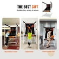 thumbnail image 6 of VEVOR Arcade Cage Basketball Game, 2 Player Indoor Basketball Game, Home Dual Shot Sport with 5 Balls, 8 Game Modes, Electronic Scoreboard, and Inflation Pump, for Kids, Adults (Black & White), 6 of 9