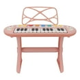 thumbnail image 2 of Piano con teclado para niños altavoz estéreo piano electrónico para niños 24 teclas educativo para el hogar para niñas Anggrek Otros, 2 of 8