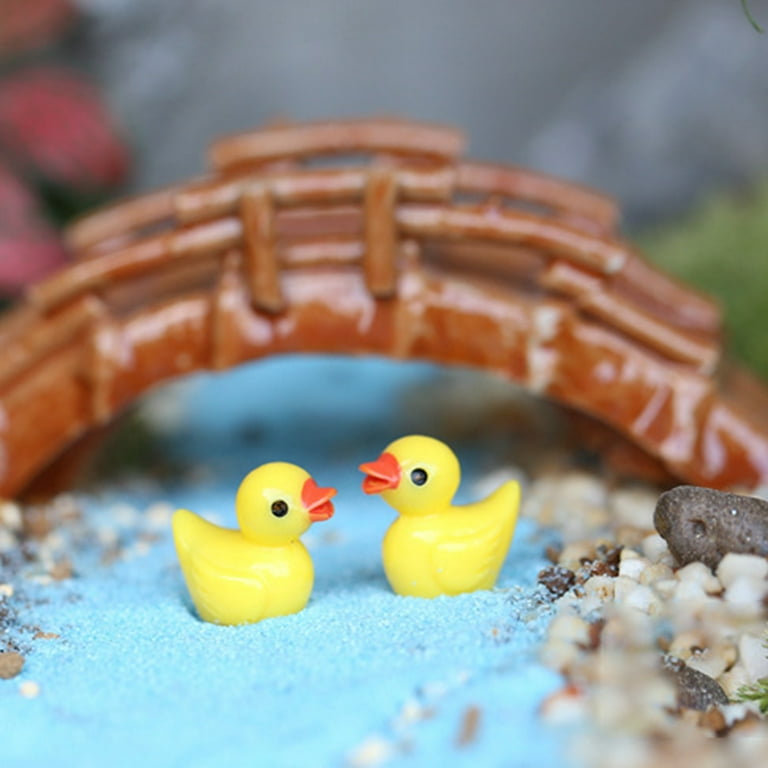 Tiny Duck Anti-fade Tiny Ducks Miniature Figures Ornament