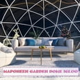 thumbnail image 3 of Esheno Garden Dome Tent 12*7.2FT PVC Transparent Cover Weatherproof Geodesic Bubble for Patio Party Greenhouse (Green Style 1), 3 of 6