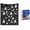 Multicolor B, variant on Christmas DIY Coloring Blanket, Holiday Line Art Create Your Polyester Blend Throw, with 24 Color Markers, Creative Art Activity, 50 x 59 in
