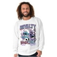 thumbnail image 3 of The Smurfs Kanji Hustle King Royalty Men's Crewneck Sweatshirt Brisco Brands M, 3 of 6