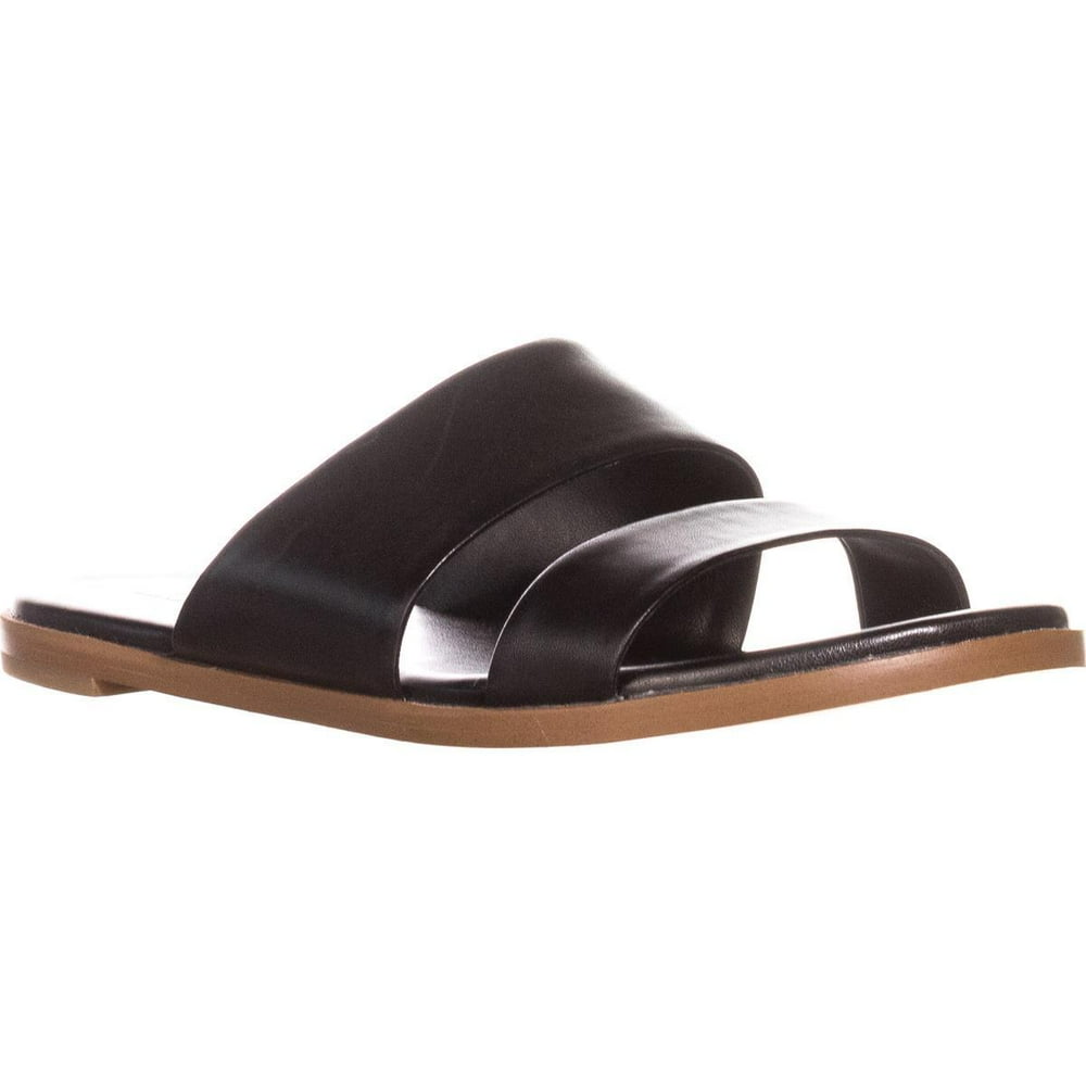 Cole Haan - Womens Cole Haan Anica Flat Slide Sandals, Black - Walmart ...