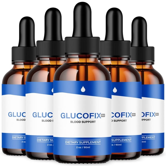 Gluco Fix Advanced Formula Drops Natural Support Supplement GlucoFix 150 Servings