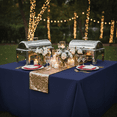thumbnail image 6 of AK TRADING CO. 54" x 54" Polyester Square Tablecloth - Perfect for Any Occasion Like Parties, Wedding, Buffet Decoration, Indoor & Outdoor Use (Navy Blue), 6 of 18