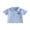 Blue, variant on BemeyourBBs Toddler Baby Boy Football Striped T Shirt Infant Baby Boys Football Game Day Outfit Letter Embroidery Short Sleeve Turn Down Collar Summer Pullover Shirt Tops