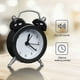 thumbnail image 4 of Mini reloj despertador retro, reloj despertador clásico con campana, reloj despertador de cabecera con pilas, reloj despertador analógico retro silencioso para dormitorio, sala de estar, Ki, 4 of 4