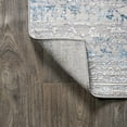 thumbnail image 6 of JONATHAN Y SILK ORCHID 2 x 8 Runner Rug, Tidal Strie - Gray/Blue, SOR202B-28, 6 of 8