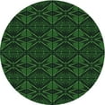 thumbnail image 1 of Ahgly Company Machine Washable Indoor Round Transitional Night Black Area Rugs, 8' Round, 1 of 7
