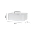 thumbnail image 5 of Set de 2 Canastas Organizadoras Apilables Grandes AGBOX Blancas, 5 of 5