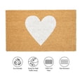 thumbnail image 4 of White Heart Doormat, 17" x 29", 4 of 7