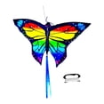 thumbnail image 2 of Cometa de mariposa, juguetes para exteriores, cometas, hermoso juguete fácil de llevar a la playa para niños. Rojo Amarillo, 2 of 9