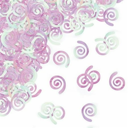 Creative Converting 336391 Iridescent Party Swirl Confetti