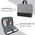 thumbnail image 3 of Funda para Laptop Ytonet Gris Resistente al Agua para 13-13.3 Pulgadas, 3 of 8