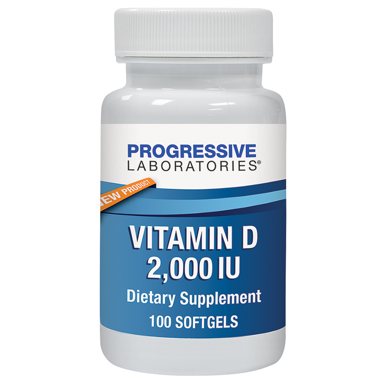 Progressive Labs Vitamin D 2,000 IU 100 Softgels