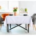 thumbnail image 5 of Utopia Kitchen Nappe Carrée 2 Pack [60x60 Pouces, Blanc] Nappe Machine Lavable Tissu Polyester Couverture de Table pour Manger, Buffet Parties, Pique-Nique, Événements, Mariages et Restaurants, 5 of 5