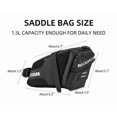 thumbnail image 4 of Bolsa de Sillin ROCKBROS C29 para Bicicleta 1.5L con Soporte Rigido y Reflectantes, 4 of 5