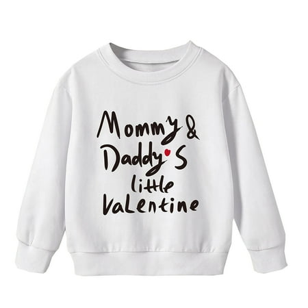 

Hoodies For Teen Girls Boys Long Sleeves Plus Warm Pullover Cute Letter Printed Casual Thick Round Neck Children S Wear Cute Hoodies For Teen Girls(Size:4-5 Years)
