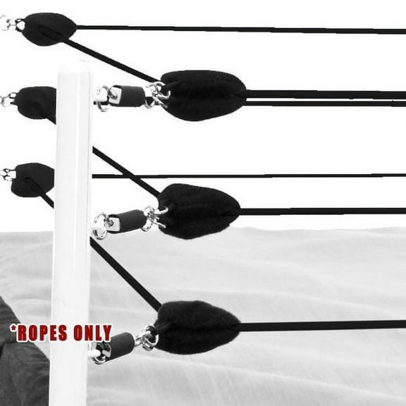 Black Ring Ropes for LARGE Wrestling Action Figure Ring by Figures Toy Company